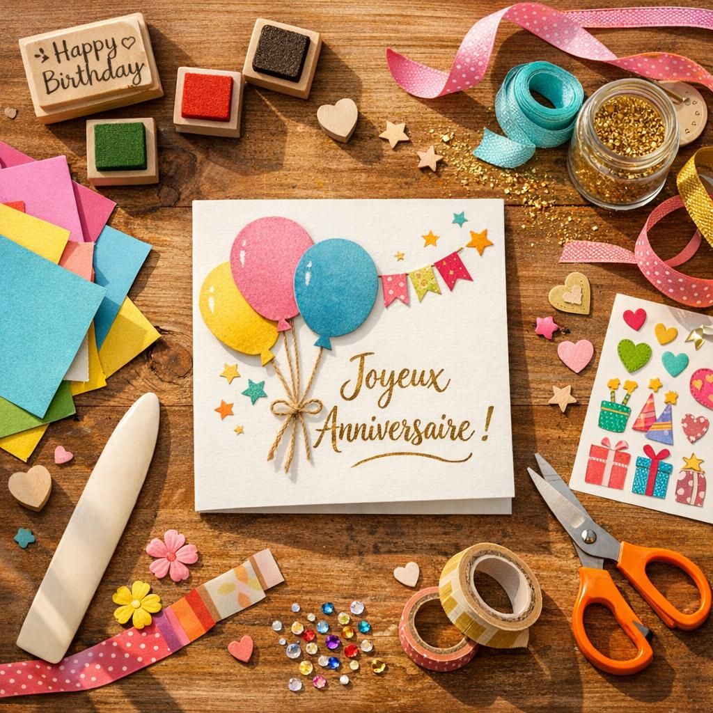 découvrez des astuces créatives et faciles pour décorer une carte d'anniversaire unique et personnalisée qui ravira vos proches.